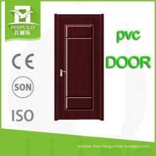 Hot sale hihg quality pvc mdf wood interior door from zhejiang china